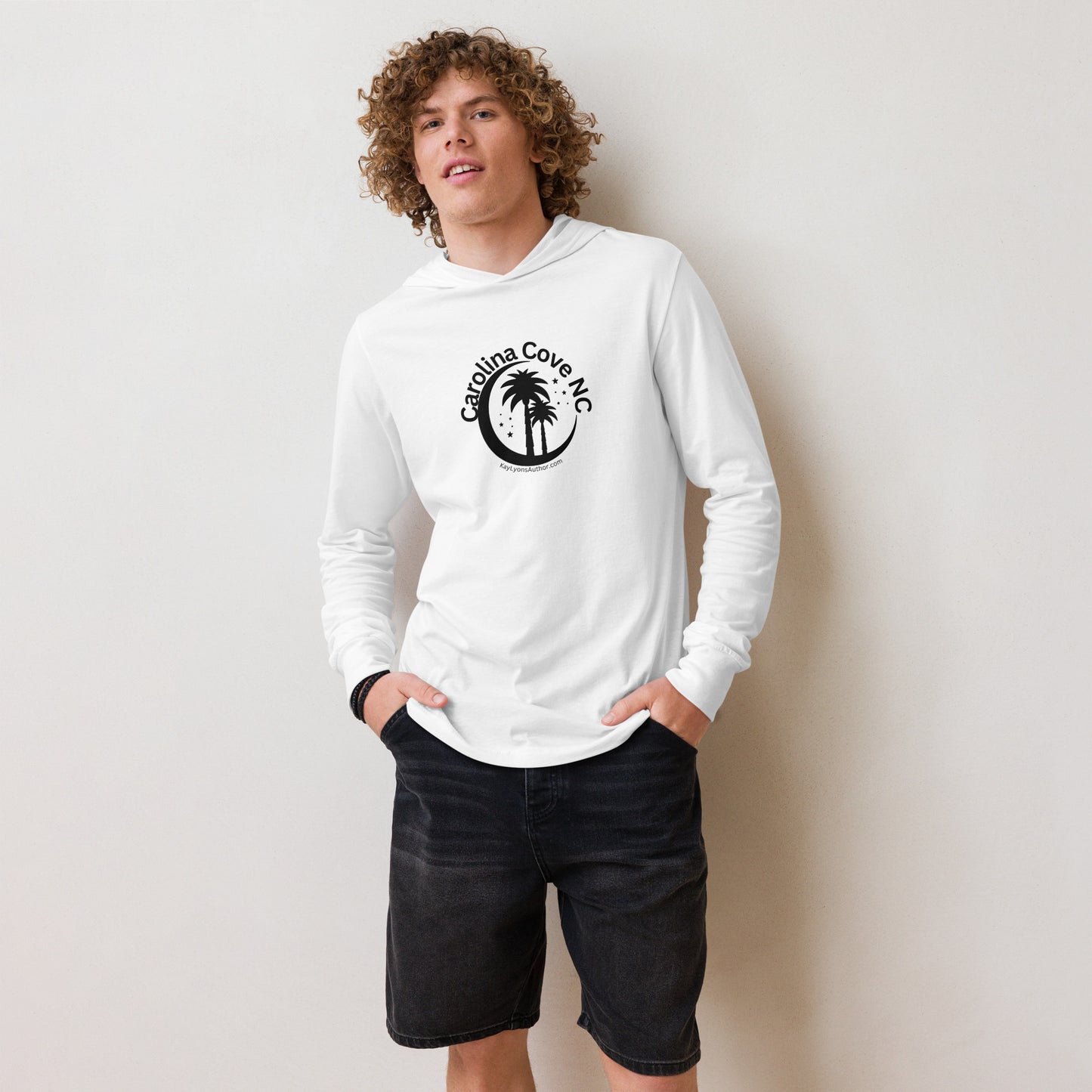 Hooded long-sleeve tee - FEATURING OUR FAVORITE FICTIONAL TOWN CAROLINA COVE NC
